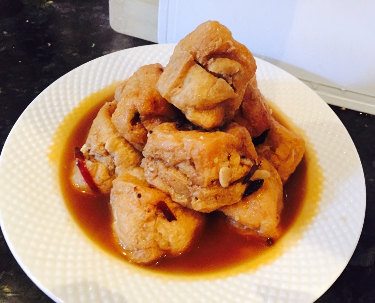 酿油豆腐的做法图解4