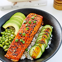 #山姆友约#十分钟搞定美味午餐|照烧三文鱼盖饭的做法图解9