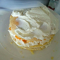 芒果戚风奶油蛋糕的做法图解2