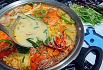 海鲜牛奶火锅-盒马鲜生火锅节-蜜桃爱营养师私厨蛋白质餐的做法