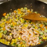 甜虾时蔬面包盅的做法图解8