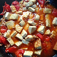 番茄豆腐炒肉末的做法图解7
