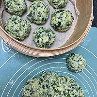 清清明明的菠菜团子的做法图解4