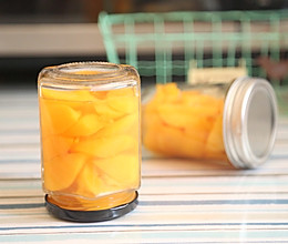 简单制作水蜜桃罐头的做法