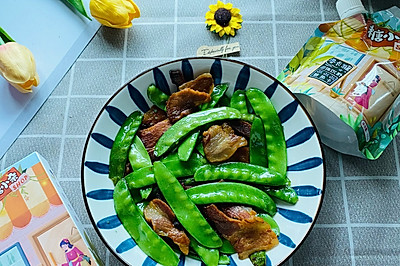 零卡糖腊肉炒荷兰豆