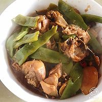 豆角烧鸡块的做法图解7