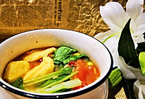 玉米面疙瘩汤～营养减脂的做法