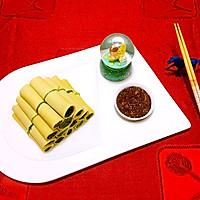 千张翡翠卷的做法图解10