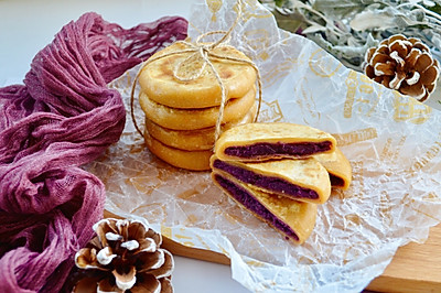 黄金紫薯馅饼