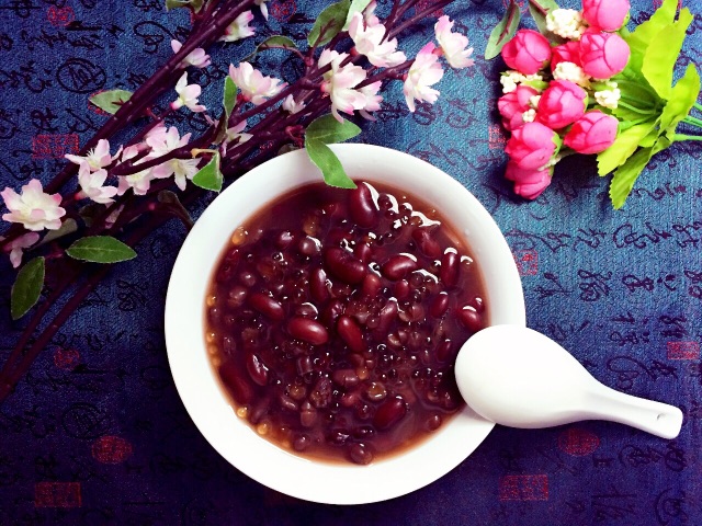 热红豆沙西米露