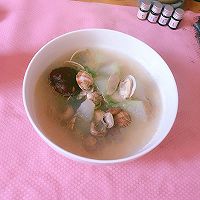 蛤蜊冬瓜菌菇汤的做法图解6