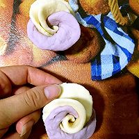 双色玫瑰花馒头的做法图解10
