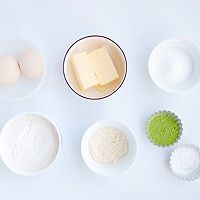 清新松软-抹茶玛德琳的做法图解1
