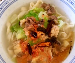 牛肉板面的做法