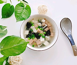 豆腐菌菇汤#太太乐鲜鸡汁玩转健康快手菜#的做法