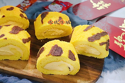 虎年大吉｜【南瓜虎纹蛋糕卷】