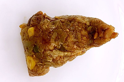 玉米青豆腊肉粽