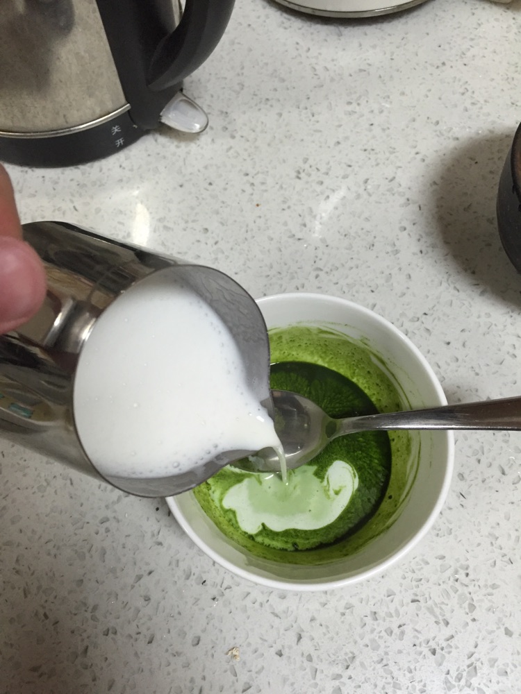 抹茶红豆丸子的做法图解10