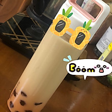 #人人能开小吃店#黑糖珍珠奶茶（立顿茶包）