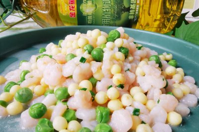 江南鸡头米炒虾仁