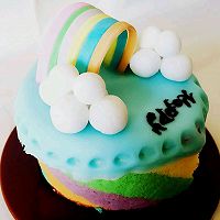 彩虹小蛋糕的做法图解9