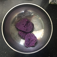 Fluff 棉花糖之大理石纹紫薯巧克力慕斯#有颜值的实力派#的做法图解5