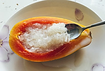木瓜椰汁炖燕窝的做法
