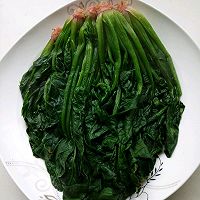香菇菠菜的做法图解2