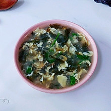 蛋香椒虾紫菜汤
