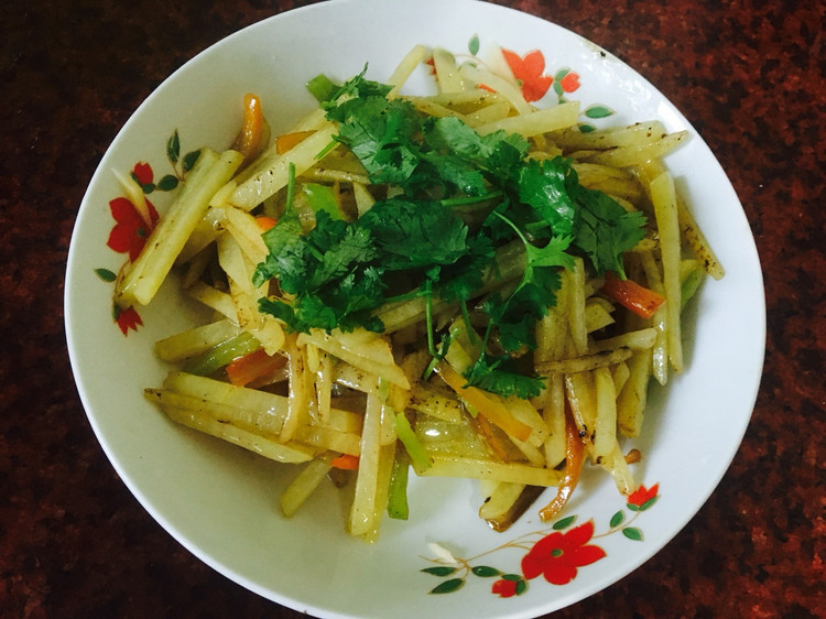酸辣土豆丝的做法