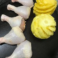 菠萝鸡的做法图解1