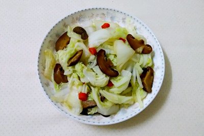 香菇炝白菜