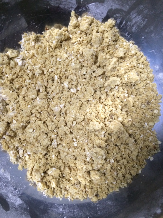 燕麦红糖提子饼干的做法图解3