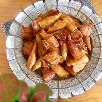 #把金牌大厨带回家#五花肉蒸淮山的做法图解10