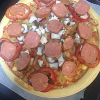 简单披萨（自制的）的做法图解5