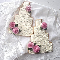 婚礼糖霜饼干及小玫瑰制作（翻译自sweetambs视频）的做法图解13