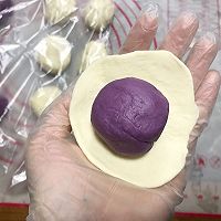 紫薯开花馒头（一次发酵）的做法图解6