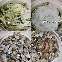 #巨下饭的家常菜#蒜蓉花蛤粉丝煲 ，就是有点废蒜的做法图解2