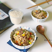 #换着花样吃早餐#美味电饭煲牛肉焖饭