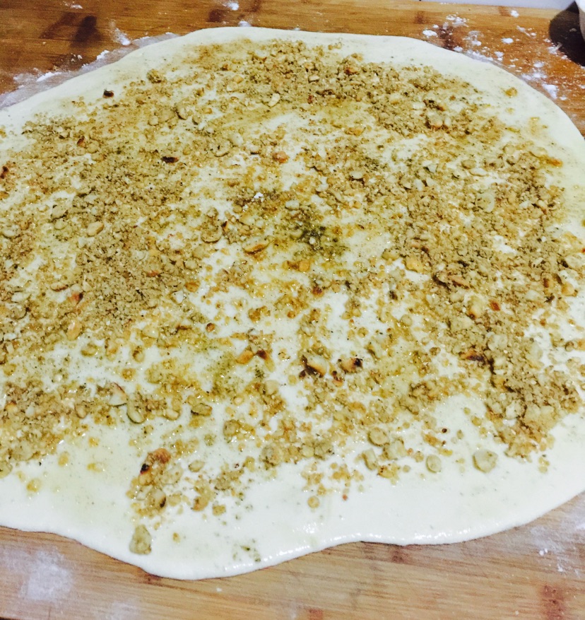 芝麻核桃饼的做法图解3