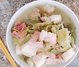咸菜煲猪肉的做法