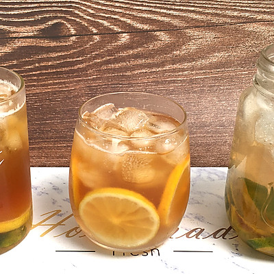 超简单柠檬红茶冰和绿茶冰，天气太热，来自制一杯清凉冰爽饮品吧