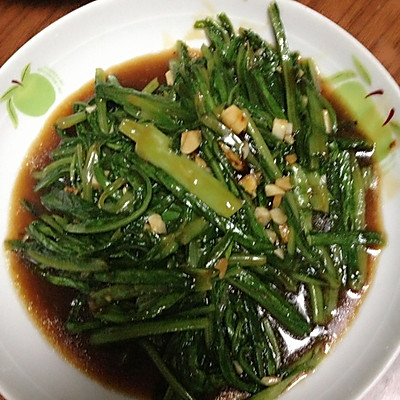 蒜炒油麦菜