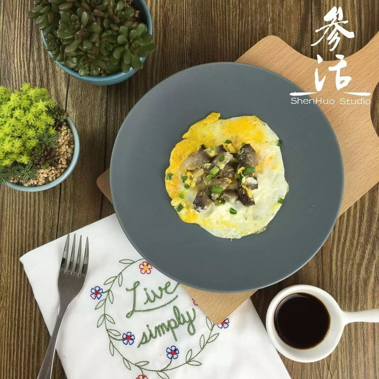 海参煎蛋的做法