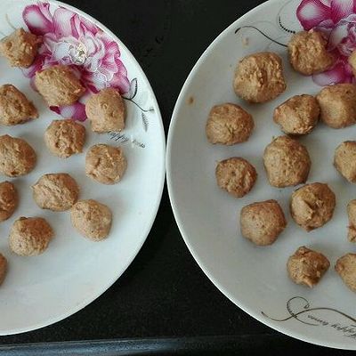 婴儿辅食～鸡肉丸