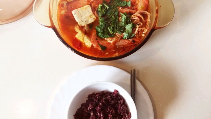厨房小白：必品阁韩式泡菜汤（1人食）