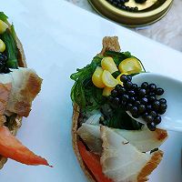 #爽口凉菜，开胃一夏！#鱼子酱小船寿司的做法图解12
