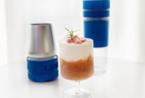 #蓝陌小“鲜”杯：会制冷的榨汁杯#蜜桃酸奶的做法