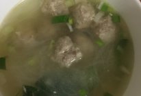 生汆丸子汤的做法