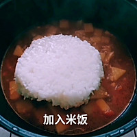 #美食视频挑战赛# 番茄土豆烩饭的做法图解8